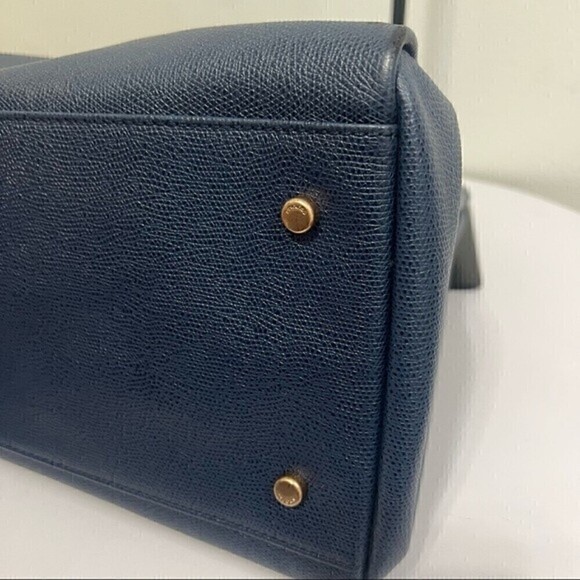 Couronne navy handbag shoulder bag - Picture 6 of 12